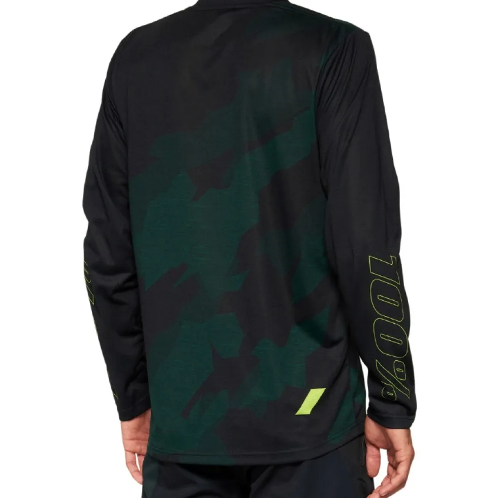 100% Airmatic LE Fietstrui met lange mouwen Heren - black camo