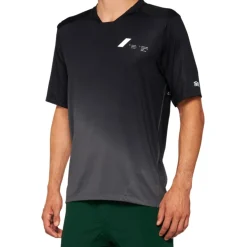 100% Celium Fietsshirt Heren - zwart/charcoal