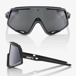 100% Glendale Bril - Soft Tact Black - Smoke | Clear