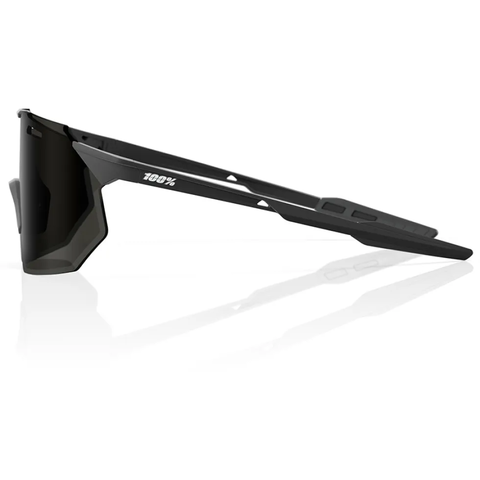 100% Hypercraft SQ Bril - Matte Black - Smoke | Clear
