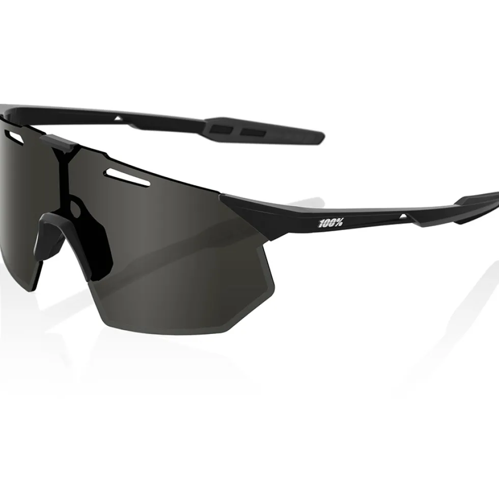 100% Hypercraft SQ Bril - Matte Black - Smoke | Clear