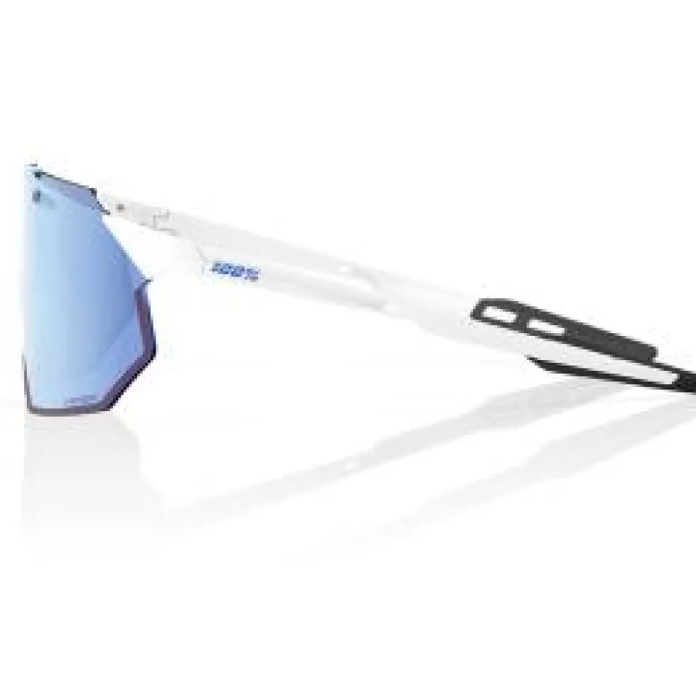 100% Hypercraft SQ Bril - Soft Tact White - HiPER Blue Multilayer | Clear