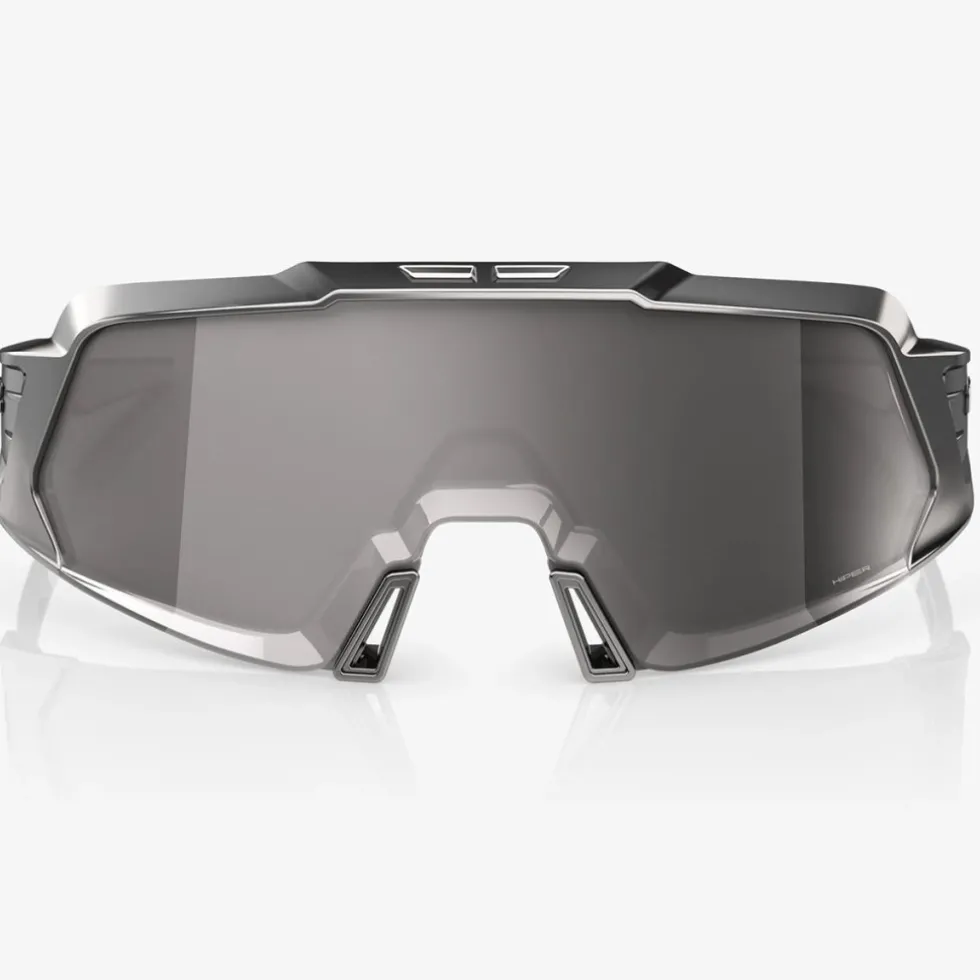 100% Korbin X Bril - Gloss Black Chrome - HiPER Silver Chrome Mirror