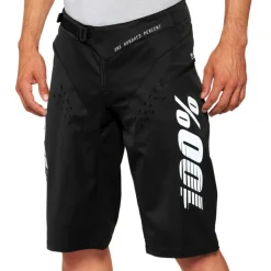100% R-Core Short Heren - zwart