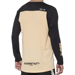 100% R-Core X Fietsshirt met Lange Mouwen Heren - zwart/peach