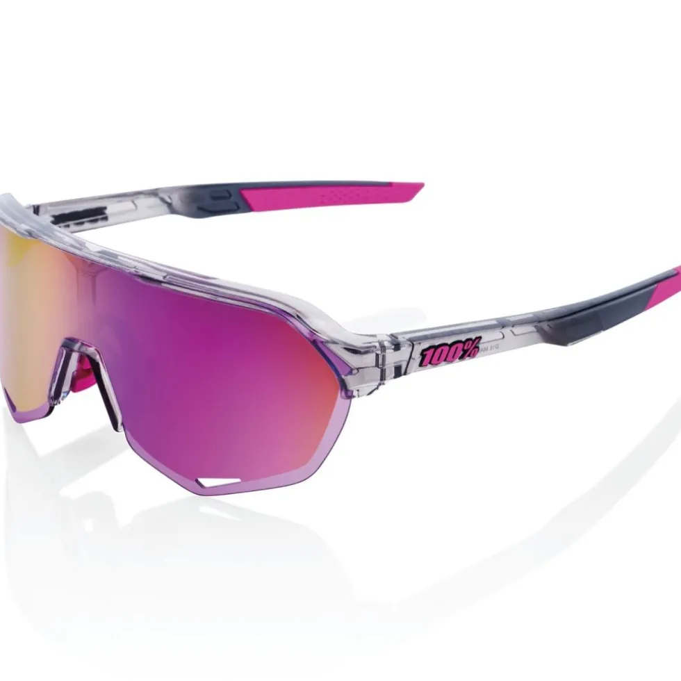 100% S2 Bril - Tokyo Nights / Translucent Grey - Purple Multilayer Mirror | Clear