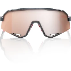 100% Slendale Bril - Gloss Carbon Fiber - HiPER Crimson Silver Mirror