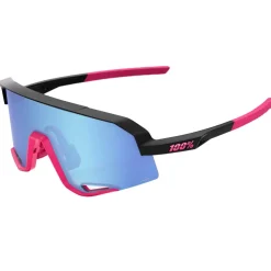 100% Slendale Bril - Matte Black/HiPER Mirror Blue