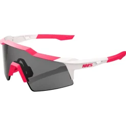 100% Speedcraft SL Bril - Puddy Pink White - Smoke | Clear