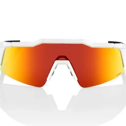100% Speedcraft SL Bril - Soft Tact Off White - HiPER Red Multilayer Mirror | Clear