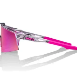 100% Speedcraft SL Bril - Tokyo Nights / Translucent Grey - Purple Multilayer Mirror | Clear