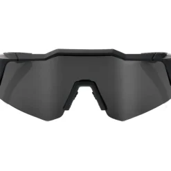 100% Speedcraft XS Bril - Soft Tact Black - Smoke | Clear