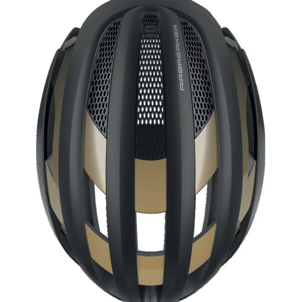ABUS AirBreaker Helm - black gold