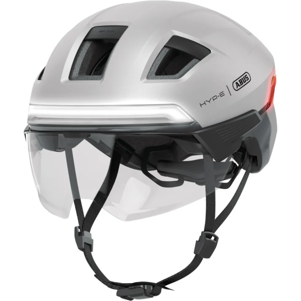 ABUS HYP-E BL.ACE Helm - gleam silver