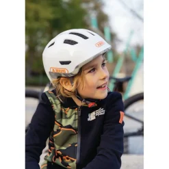ABUS Smiley 3.0 ACE LED Kinder-Fietshelm - royal blue