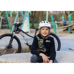 ABUS Smiley 3.0 ACE LED Kinder-Fietshelm - pure lavender