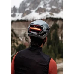ABUS Taipan LED Helm - graphite silver