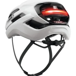 ABUS Taipan LED Helm - shiny white