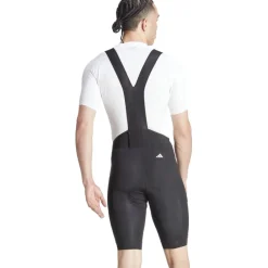 adidas Essential 3-Stripes Padded Fietsshort met bretels Heren - zwart IP2676