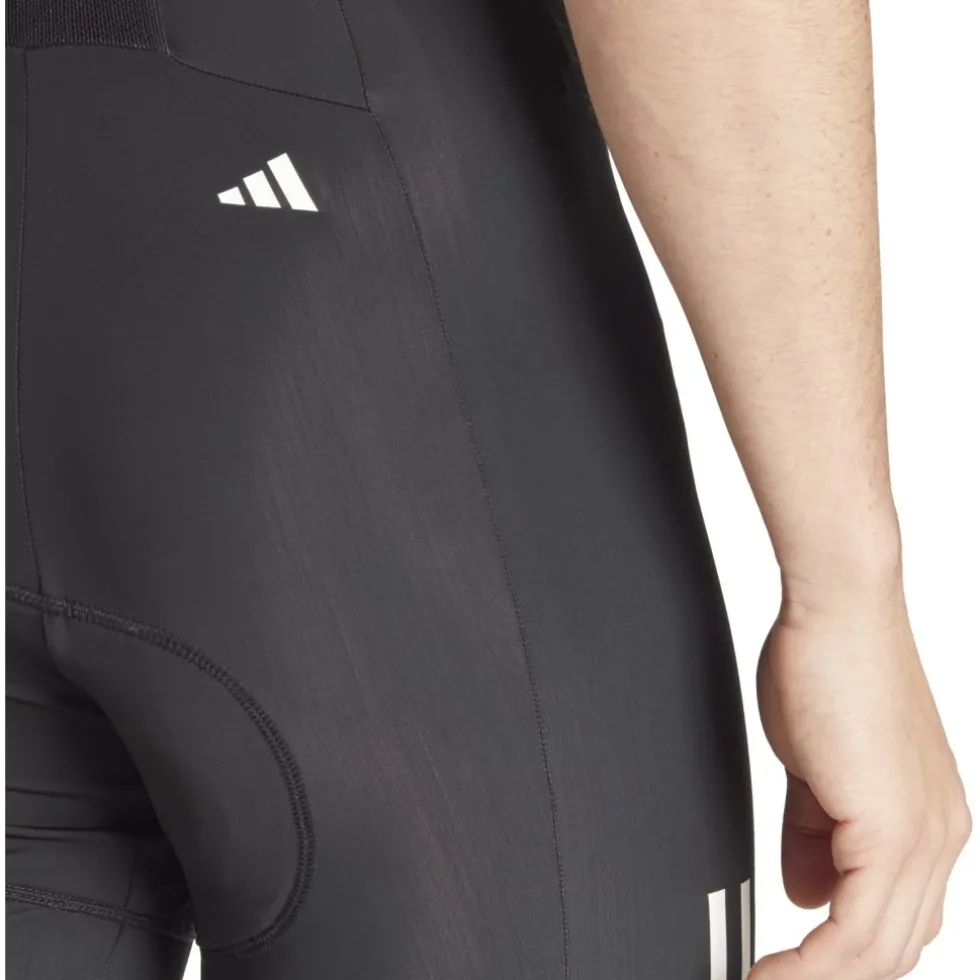 adidas Essential 3-Stripes Padded Fietsshort met bretels Heren - zwart IP2676