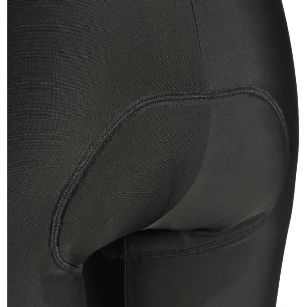 adidas Essential 3-Stripes Padded Fietsshort met bretels Dames - zwart JD9118