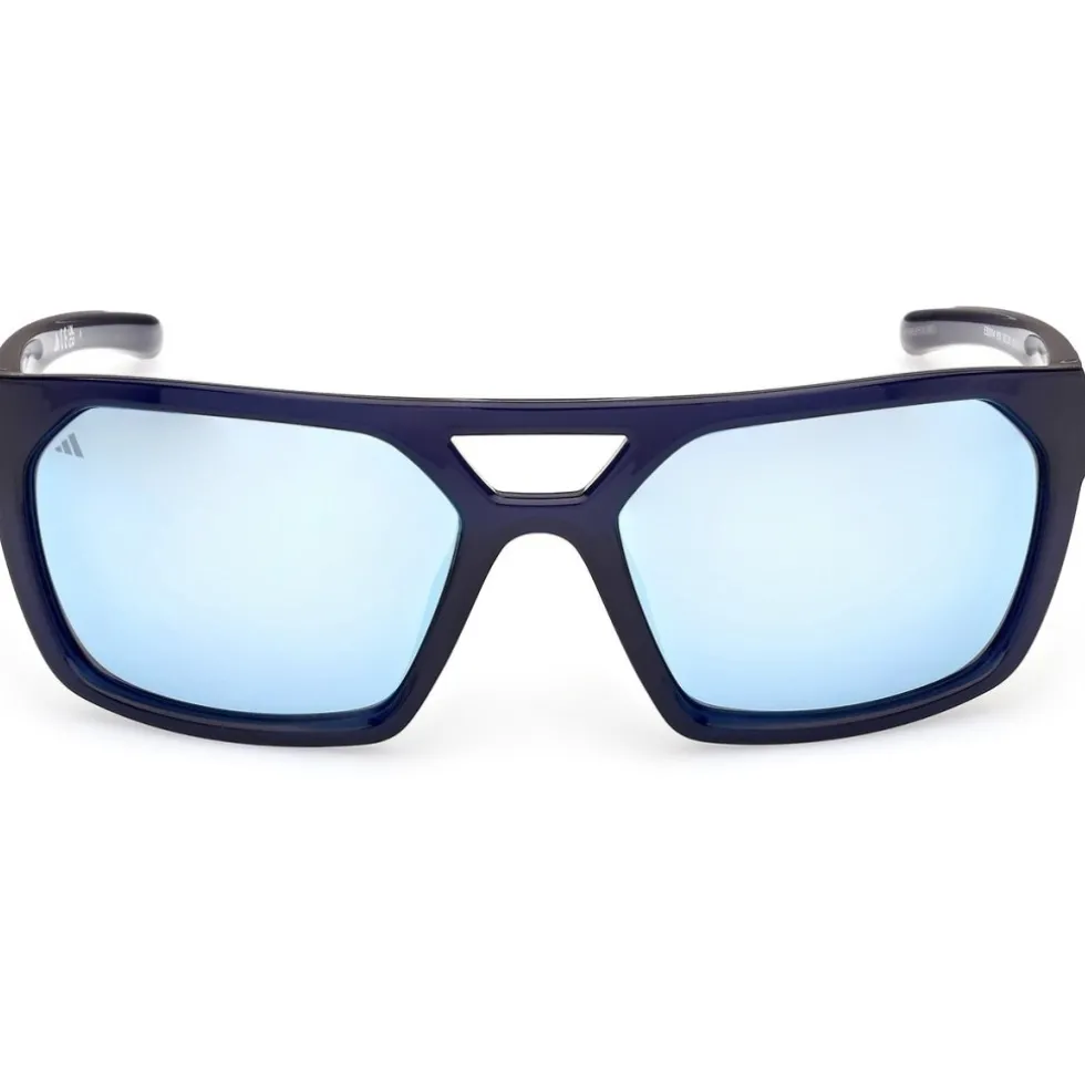 adidas Essentials ES0004 Brillen - shiny blue / blu mirror