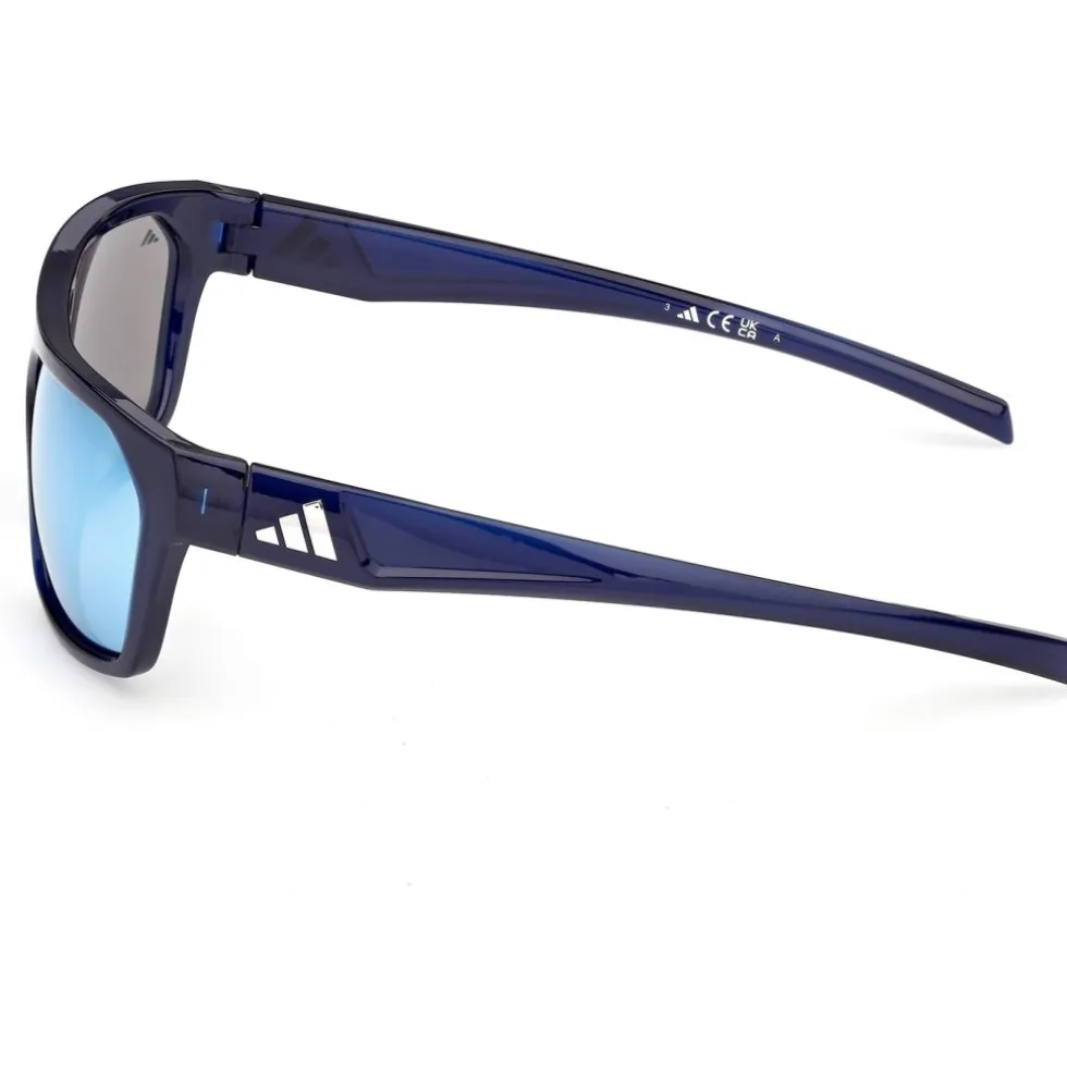 adidas Essentials ES0004 Brillen - shiny blue / blu mirror