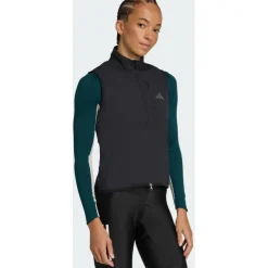 adidas Essentials Morph Graphic Windproof Fietsvest Dames - black KB5188