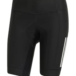 adidas Essentials 3-Stripes Padded Fietsshort Dames - zwart JD7187