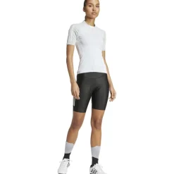 adidas Essentials 3-Stripes Padded Fietsshort Dames - zwart JD7187