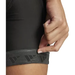 adidas Essentials 3-Stripes Padded Fietsshort Dames - zwart JD7187