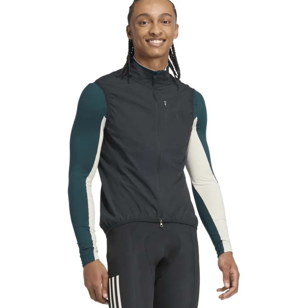 adidas Essentials Windproof Fietsvest Heren - zwart KB5184