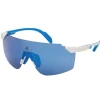 adidas Prfm Shield Ultra-Lite SP0056 Sport Sunglasses - White/Other / Contrast Mirror Blue