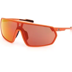 adidas Prfm Shield Wide SP0088 Sport Bril - Matte Red / Contrast Mirror Roviex
