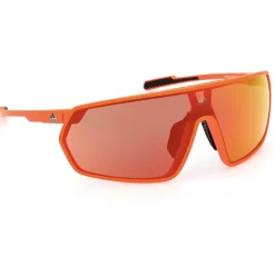 adidas Prfm Shield Wide SP0088 Sport Bril - Matte Red / Contrast Mirror Roviex
