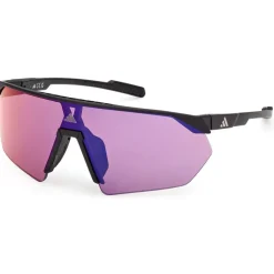 adidas SP0076 Brillen - Matte Black / Contrast Mirror Violet