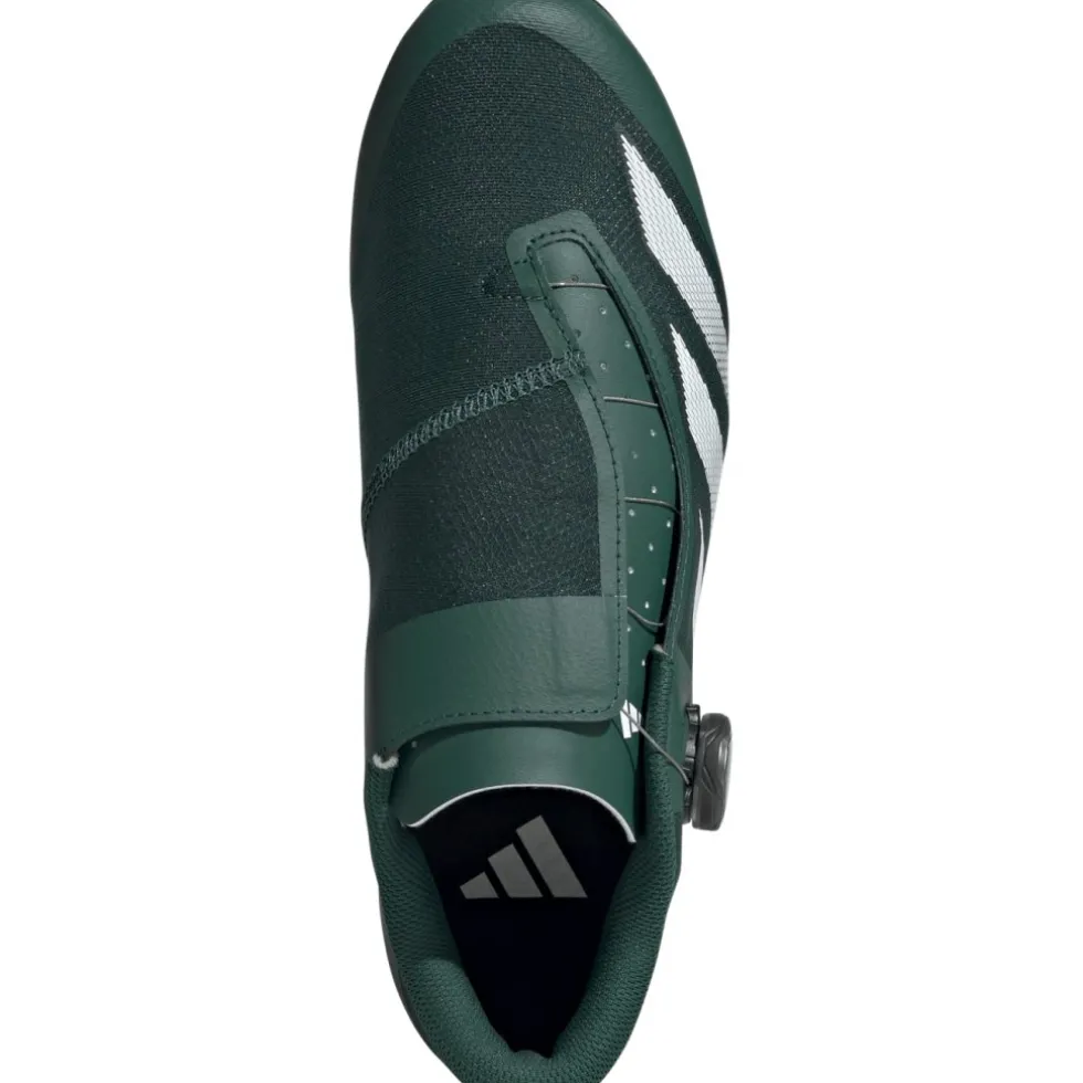 adidas Tempo 3-Stripes Boa Racefietsschoenen Heren - collegiate green/zero metal/core black JQ2319