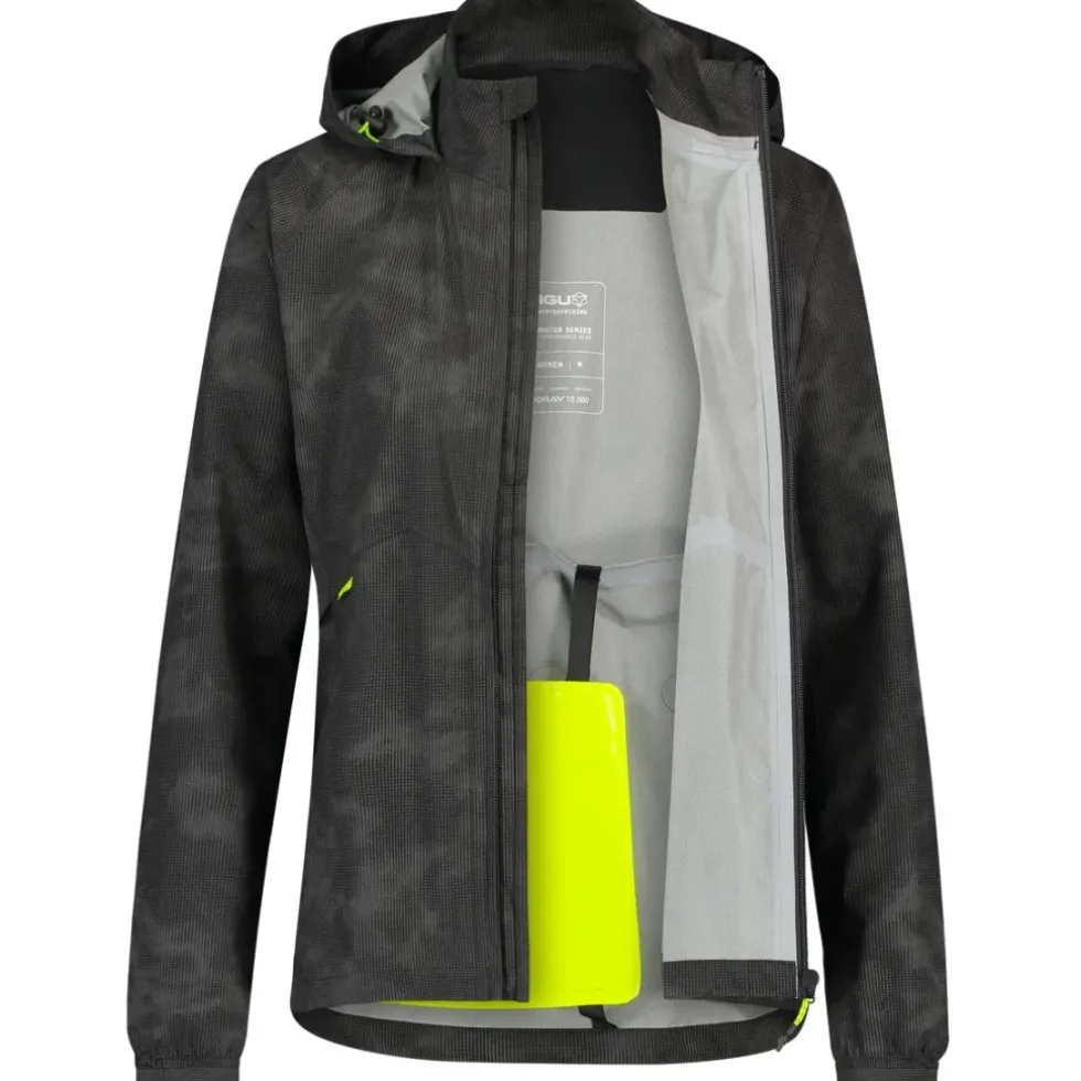 AGU Commuter Compact Reflection Regenjas Dames - zwart