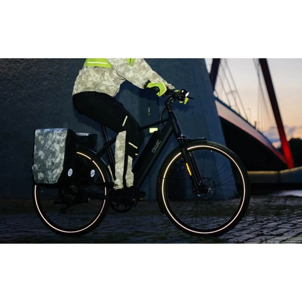AGU Commuter Reflection Winter Regenbroek Heren - zwart
