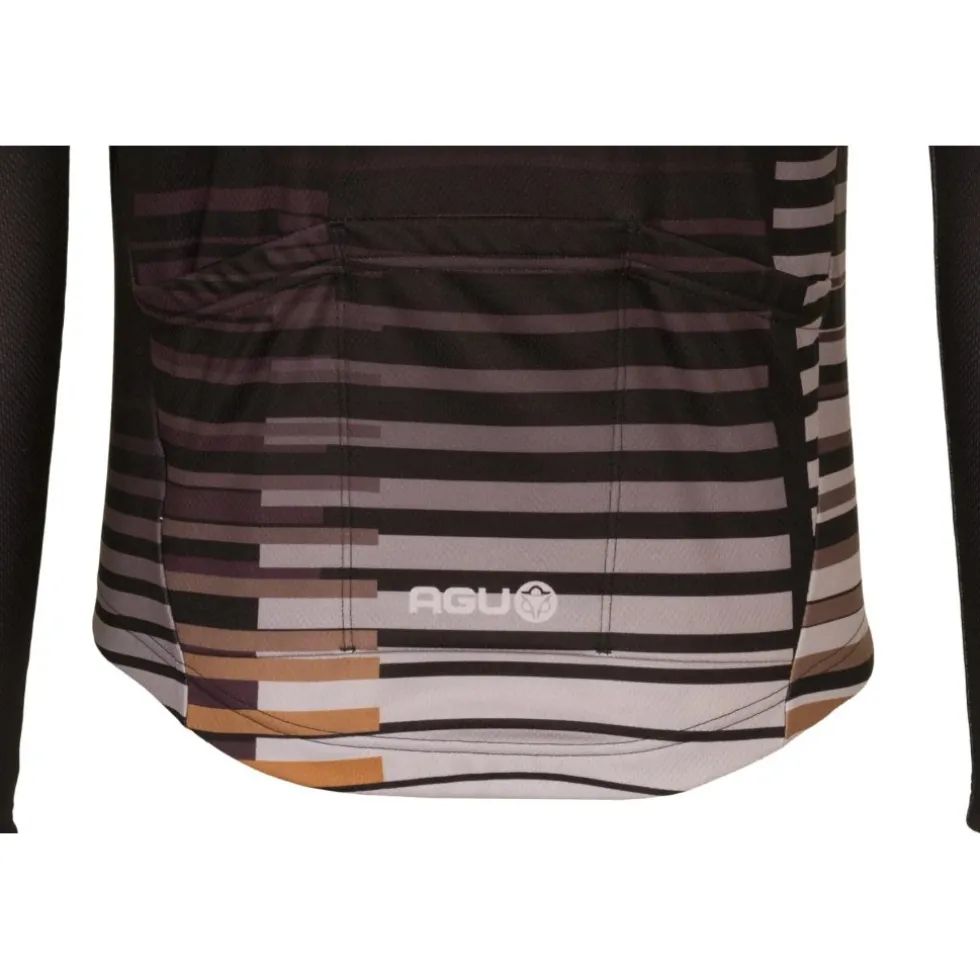AGU Essential Faded Blocks Shirt met Lange Mouwen Heren - zwart