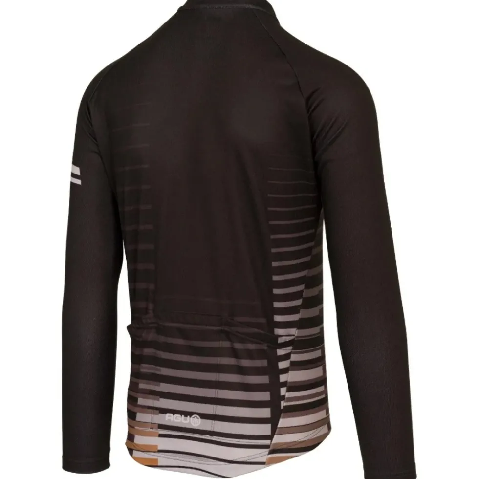 AGU Essential Faded Blocks Shirt met Lange Mouwen Heren - zwart