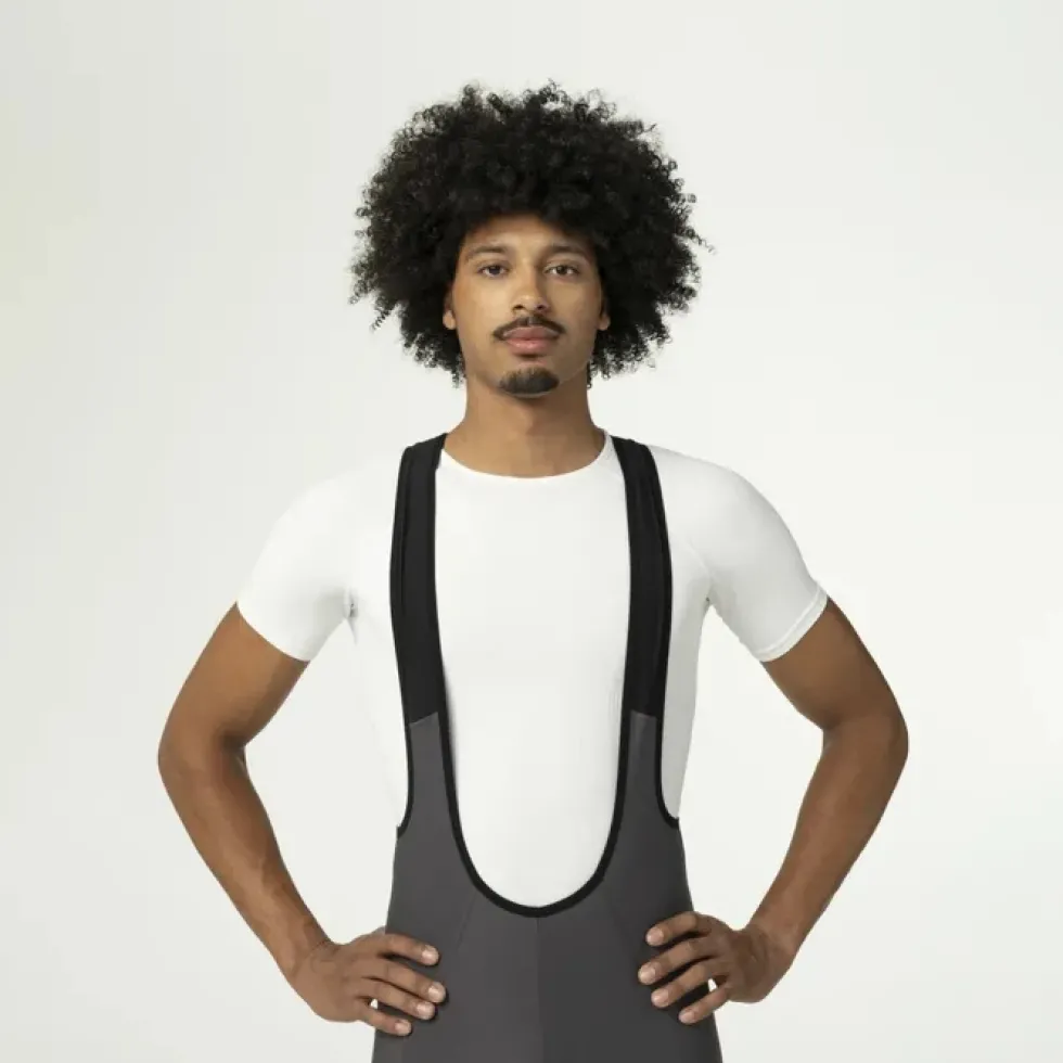 AGU Essential Fietsbroek met Bretels II Heren - freeport grey