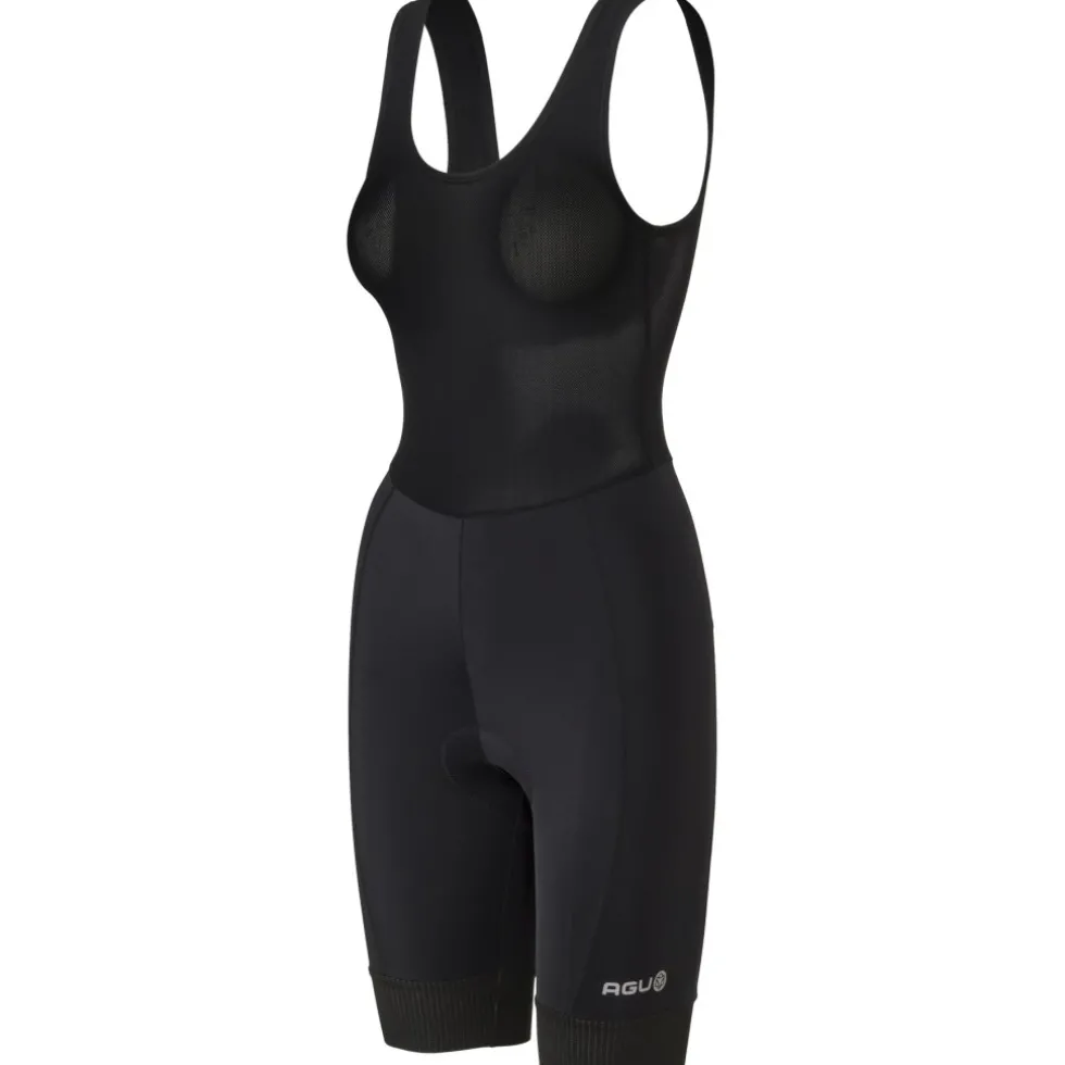 AGU Essential Fietsshort met Bretels Dames - zwart
