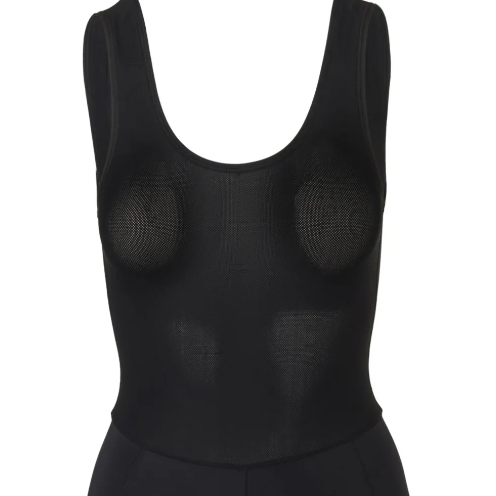 AGU Essential Fietsshort met Bretels Dames - zwart