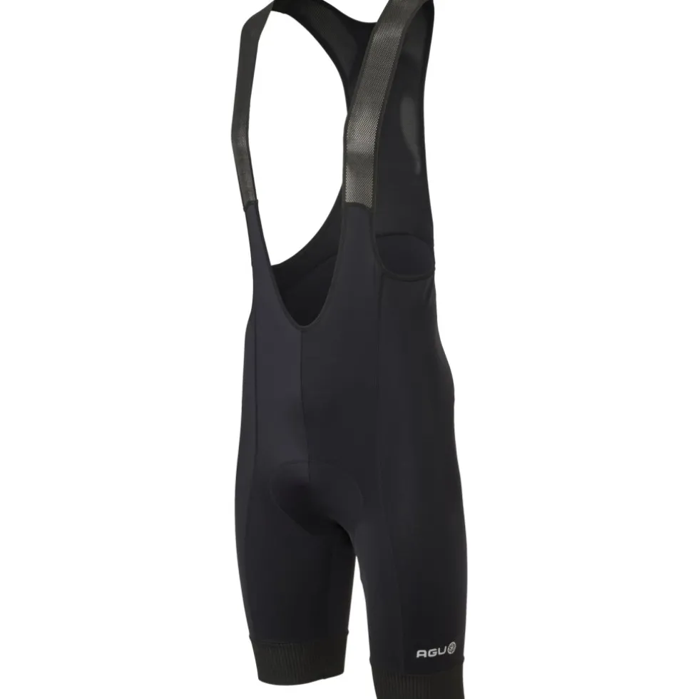 AGU Essential Fietsshort met Bretels Heren - zwart