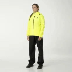AGU Essential GO Regenpak - Set van Regenbroek en Regenjas - neon yellow