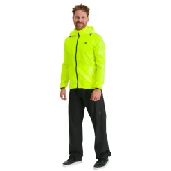 AGU Essential GO Regenpak - Set van Regenbroek en Regenjas - neon yellow