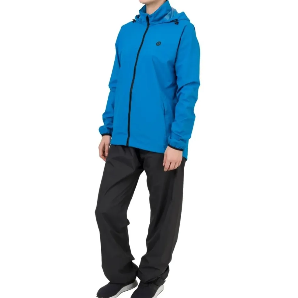 AGU Essential GO Regenpak - Set van Regenbroek en Regenjas - blauw