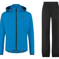 AGU Essential GO Regenpak - Set van Regenbroek en Regenjas - blauw