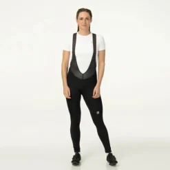 AGU Essential Performance Switch Fietsbroek met Bretels Dames - zwart